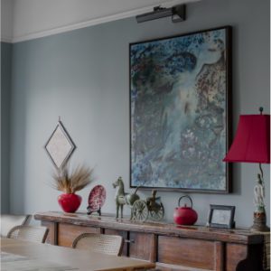 painting of a landscape on a wall