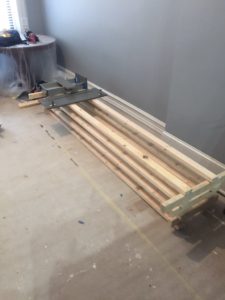 Painting equipment for drying cabinet doors