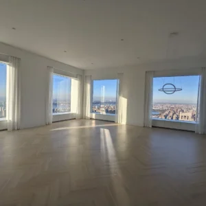Interior of a NYC apartment that has just been painted